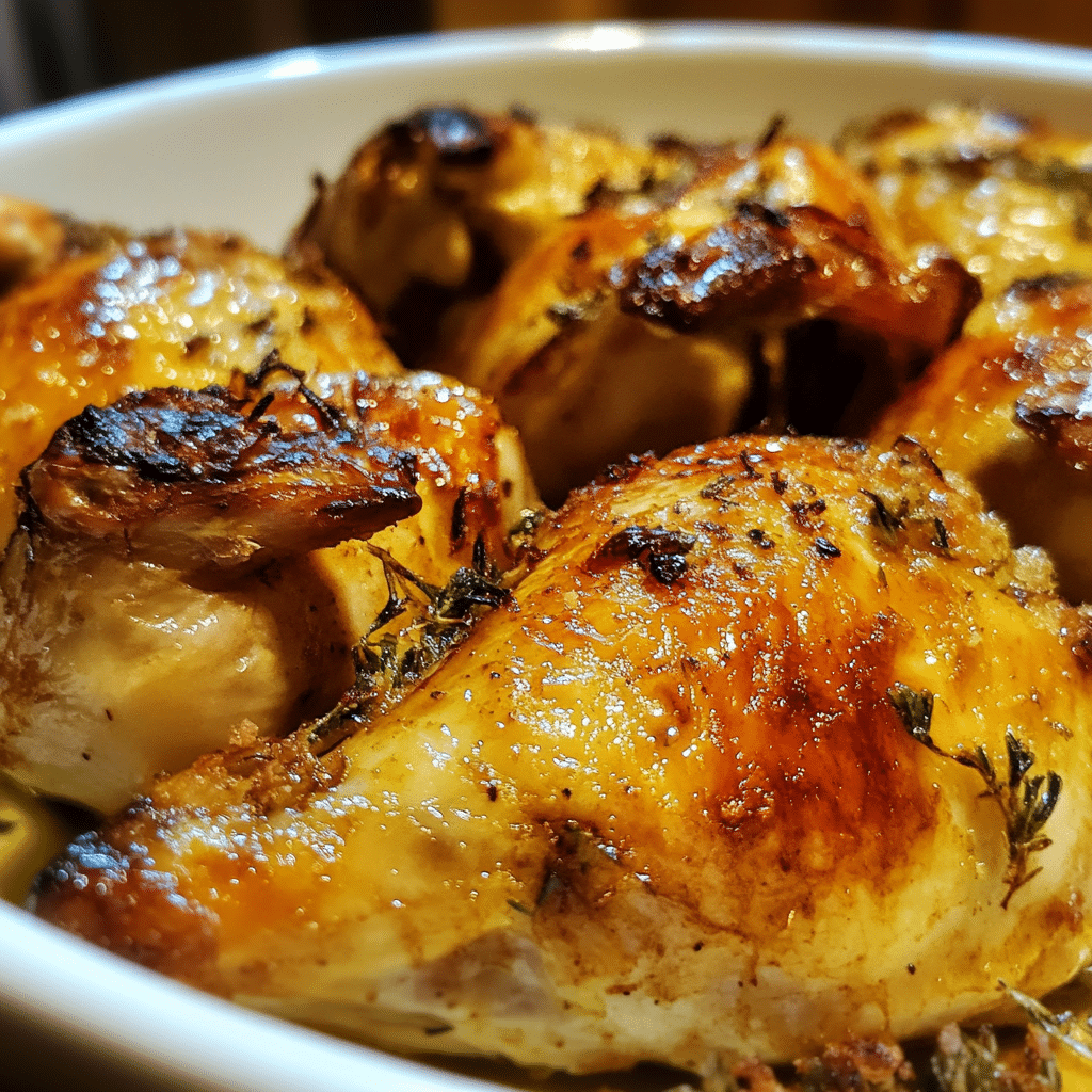Roasted Cornish game hens with crispy skin