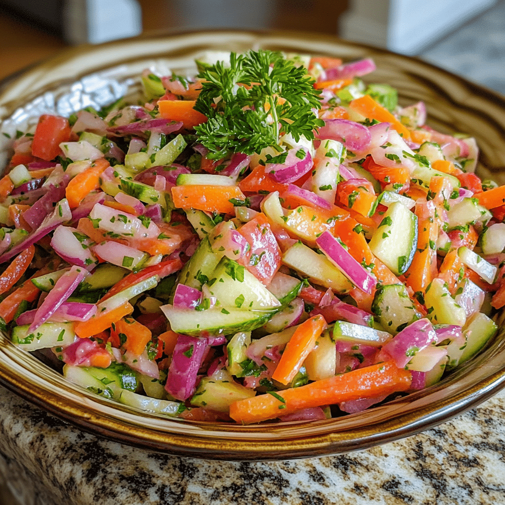 Homemade 15 colorful easter salads for your spring table in a serving dish in a bright kitchen