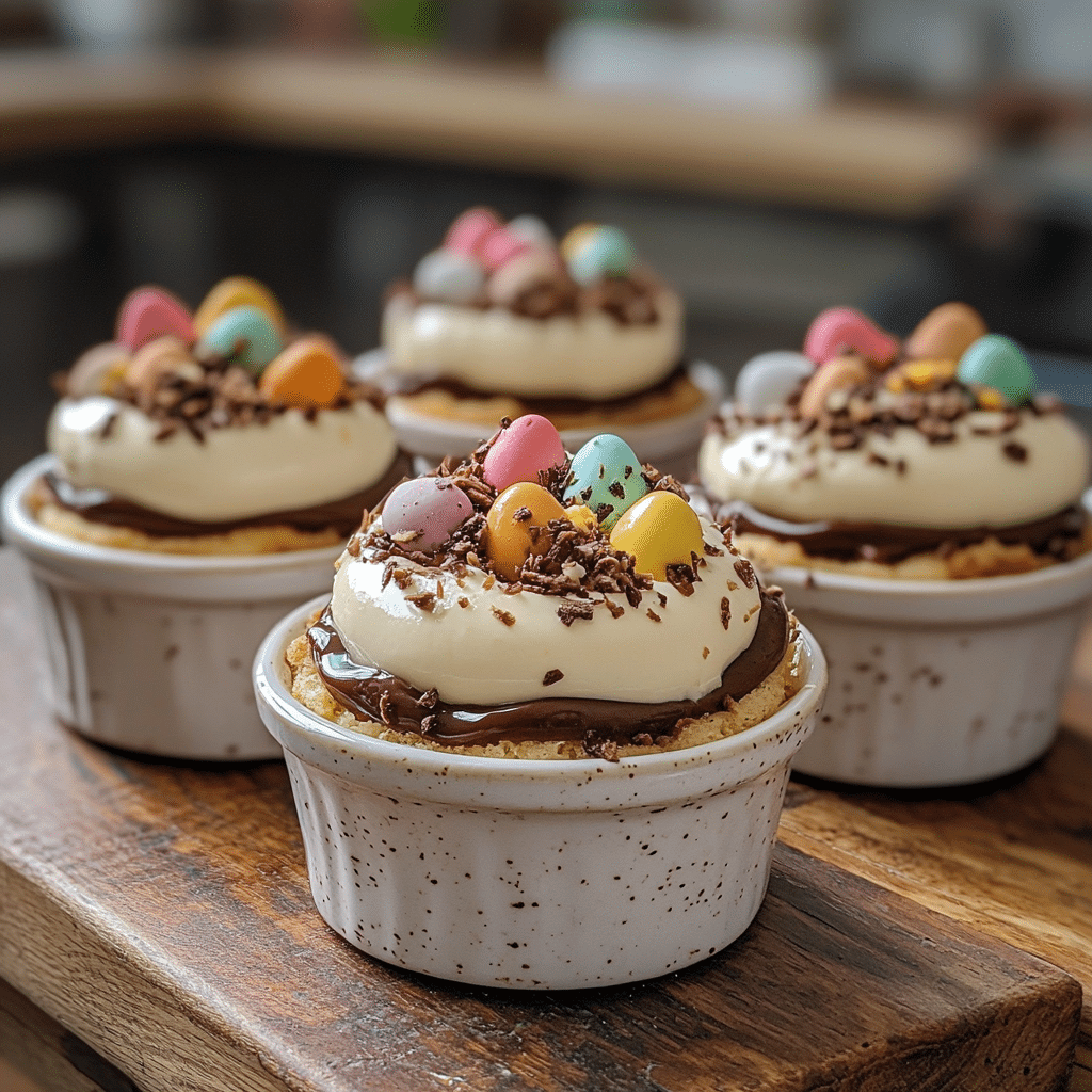 Homemade 20 easy easter dessert recipes in a serving dish in a bright kitchen