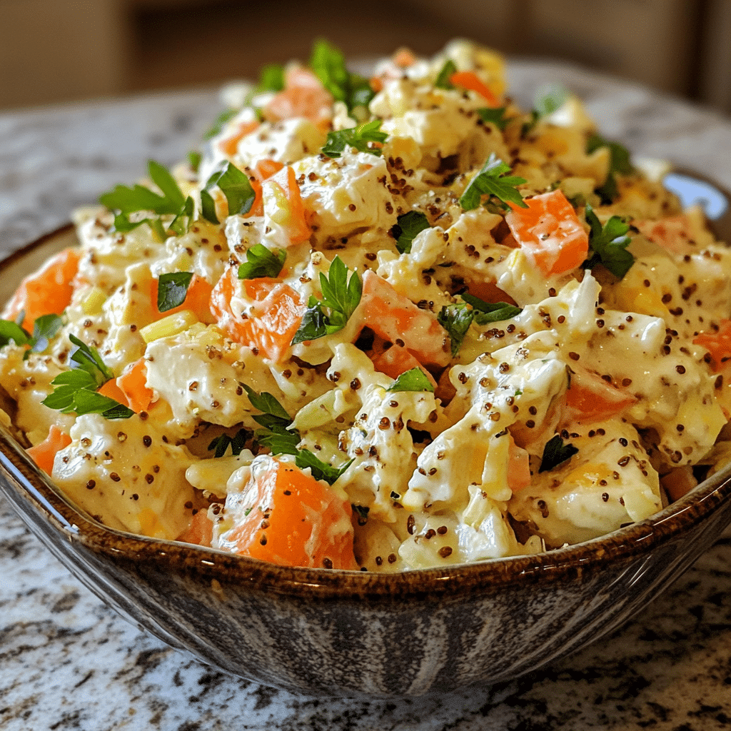 Homemade 35 easy easter salad ideas for a crowd (best spring salads for a brunch party or potluck dinner!) in a serving dish in a bright kitchen