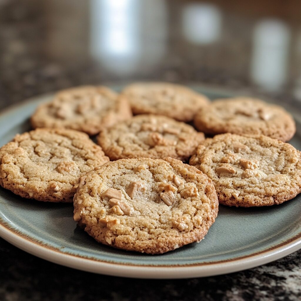 3 Ingredient Cookies served on a plate in natural light