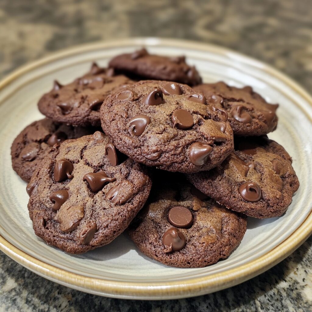Best Chocolate Chipless Cookies Recipe (Soft & Chewy) served on a plate in natural light