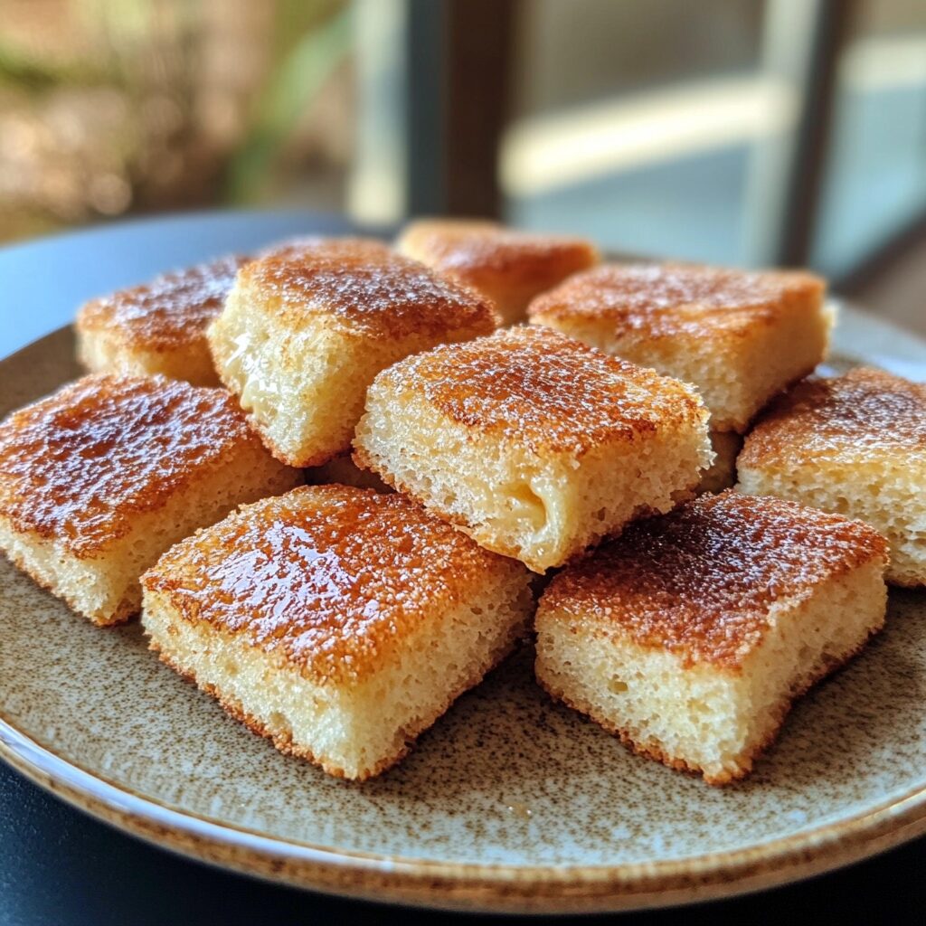 Brown Butter Brookies served on a plate in natural light
