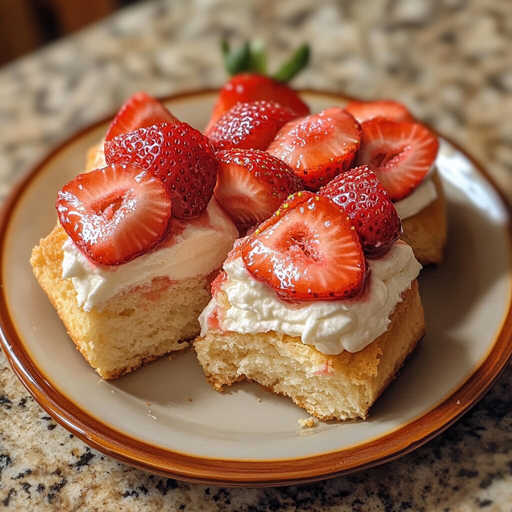 Copycat Little Debbie Strawberry Shortcake Rolls served on a plate in natural light