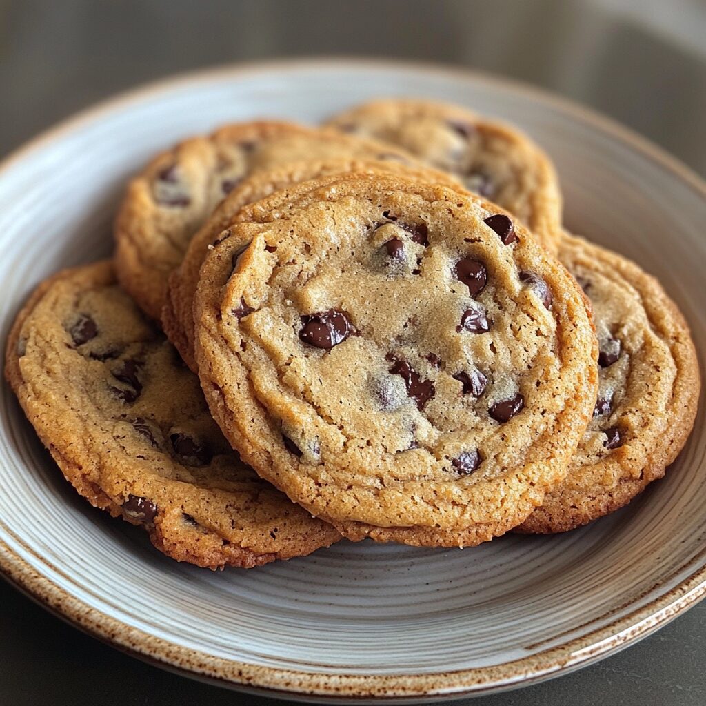 Joanna Gaines’ Famous Chocolate Chip Cookies Recipe You’ll Love to Bake served on a plate in natural light