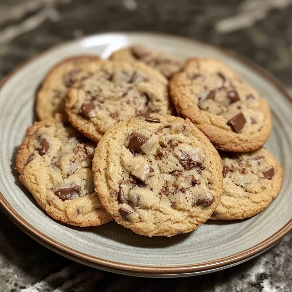 Neiman Marcus Cookies (Easy Recipe) served on a plate in natural light