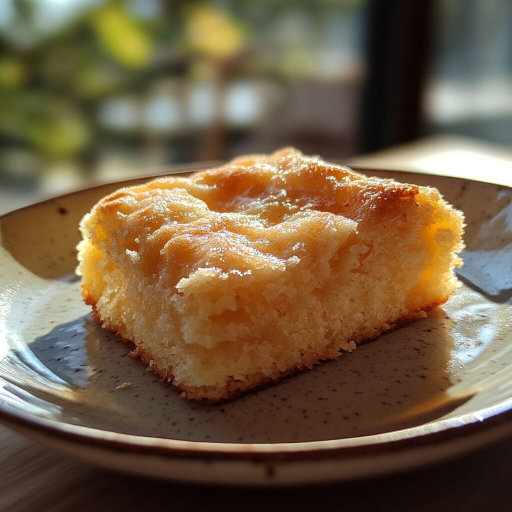 Old-Fashioned Shortcake served on a plate in natural light