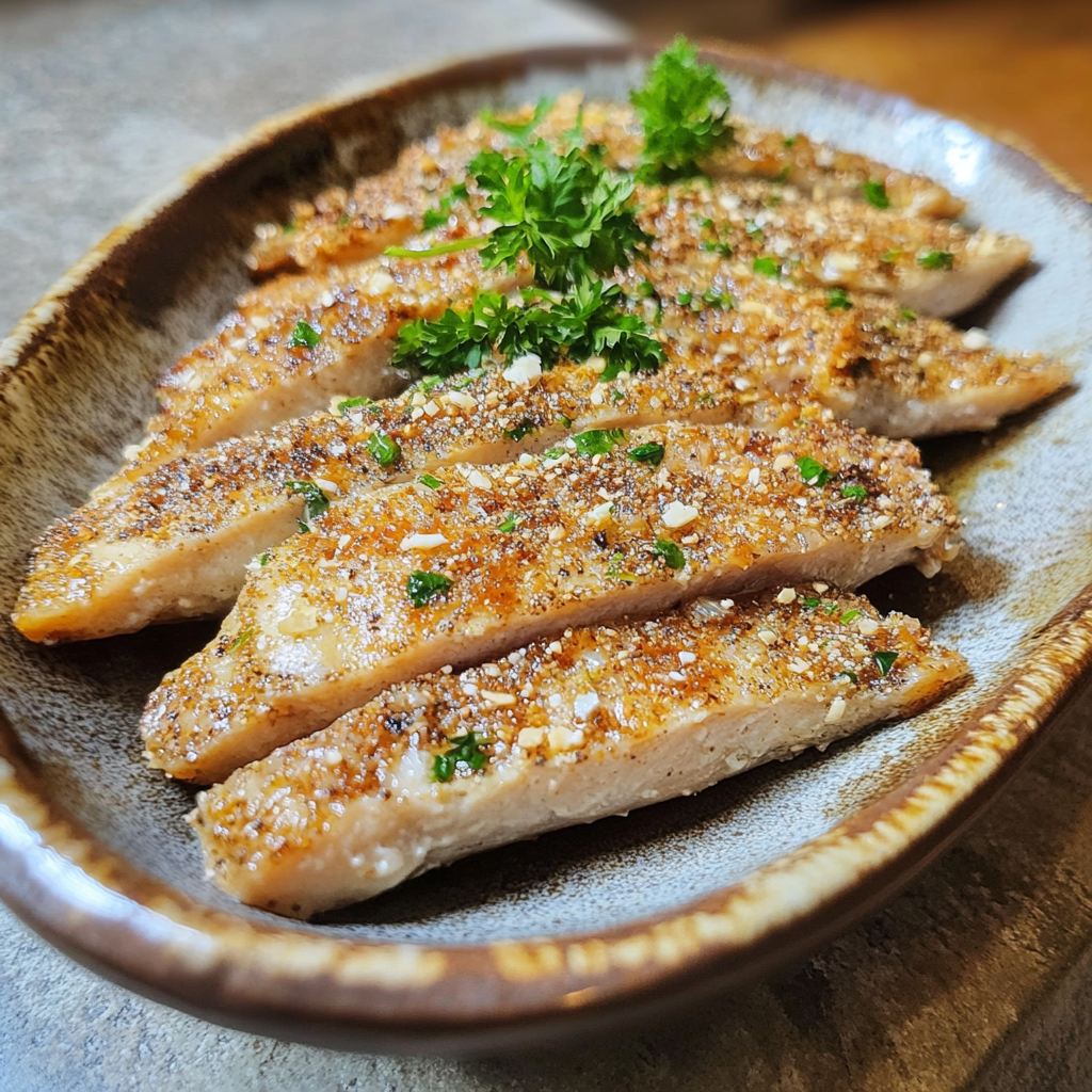 Homemade tastemade in a serving dish in a bright kitchen