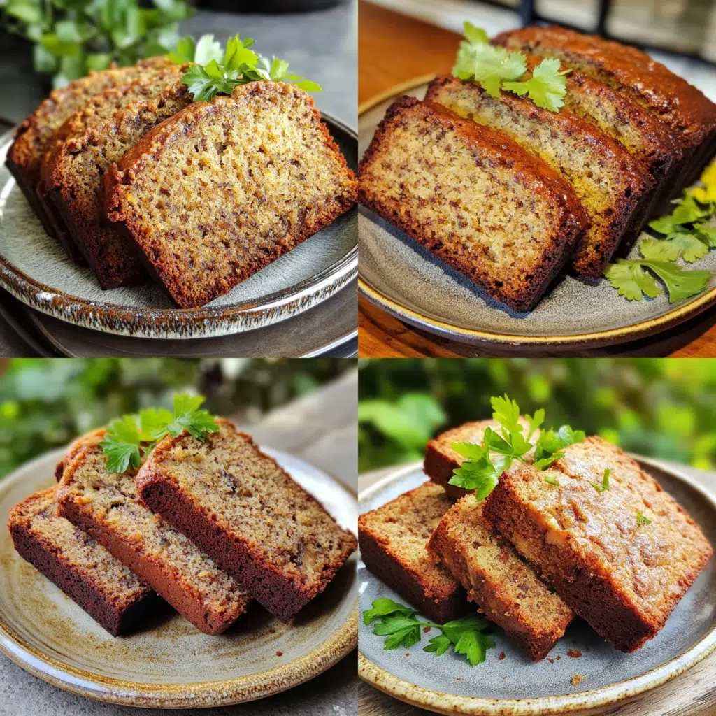Best Banana Bread Recipe (Moist!) from The Food Charlatan served fresh with rich texture and inviting color