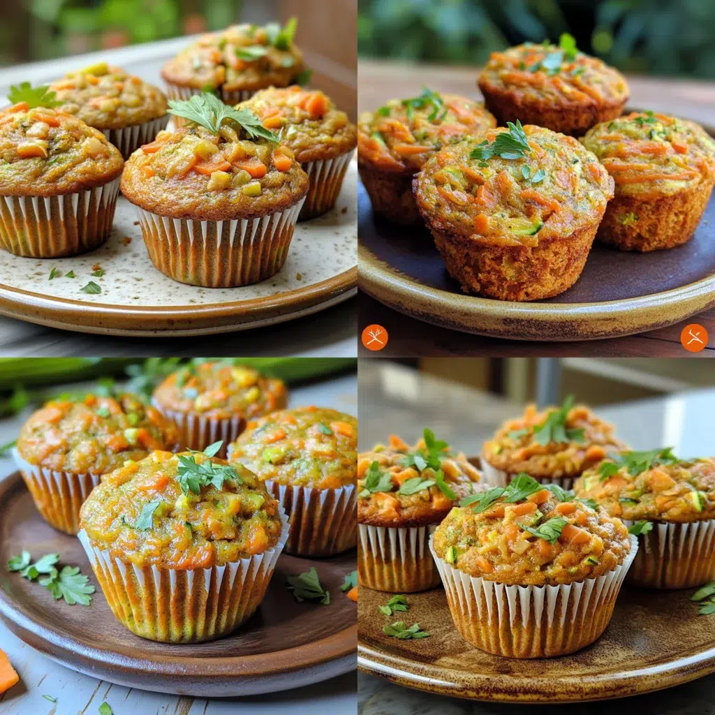 Carrot Cake Zucchini Muffins served fresh with rich texture and inviting color