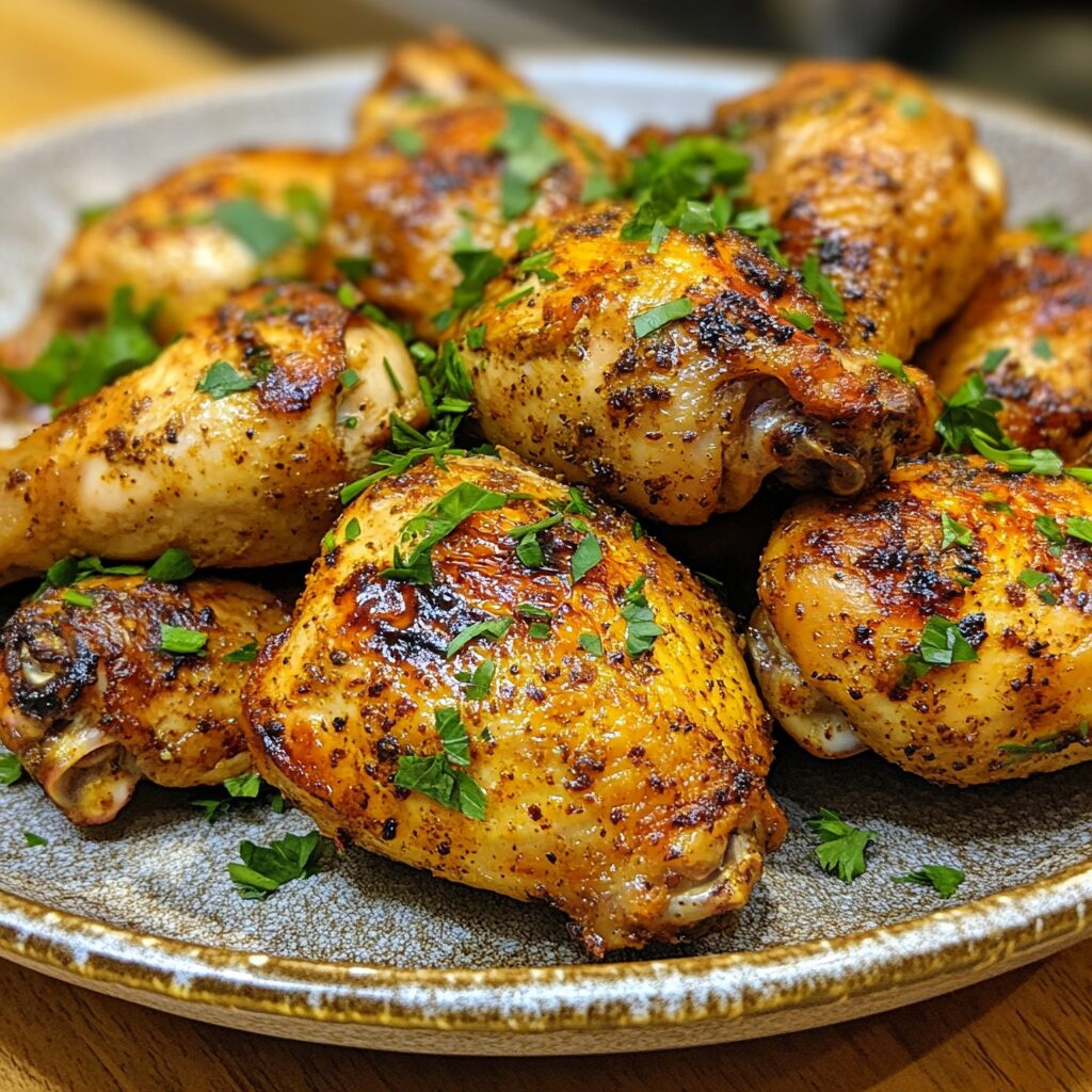 Chicken served fresh with rich texture and inviting color