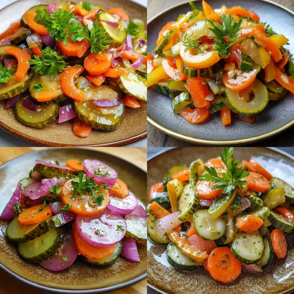 Easy Refrigerator Pickled Vegetables Recipe - Quick & Tangy! served fresh with rich texture and inviting color
