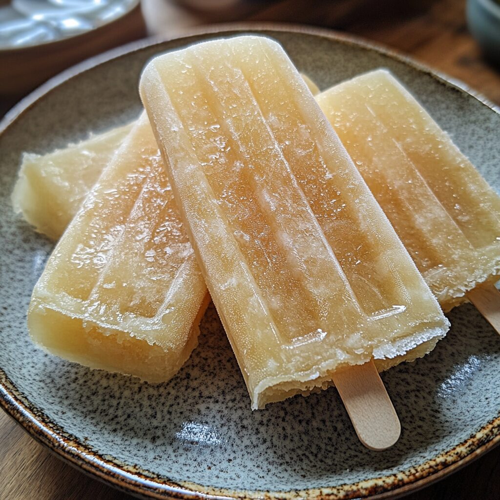 Healthy Homemade Popsicle Recipes served on a plate in natural light