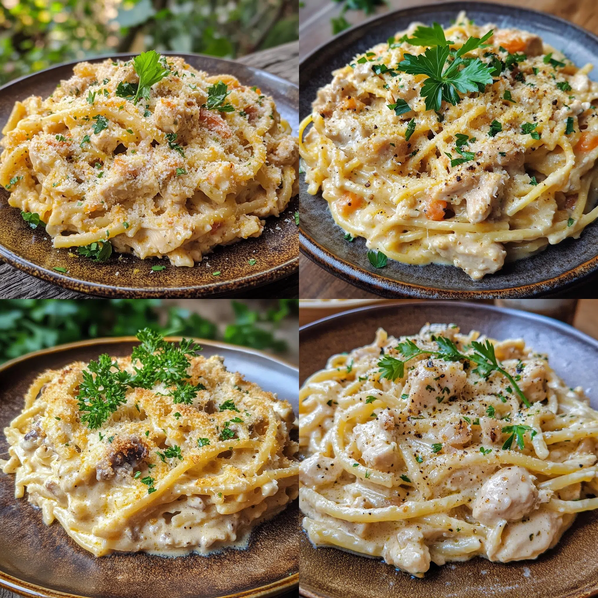 The BEST Chicken Tetrazzini served fresh with rich texture and inviting color